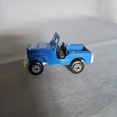 1976 Matchbox Superfast US Mail Jeep Sleet-N-Snow No. 11 Fabricado na Inglaterra - Imagem 1 de 4