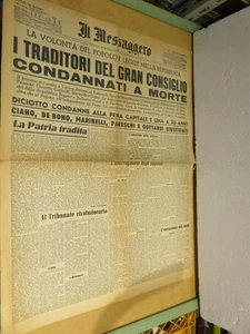 Ciano fucilato Processo di Verona Egitto Frontiera russo polacca Tribunale di - Foto 1 di 1