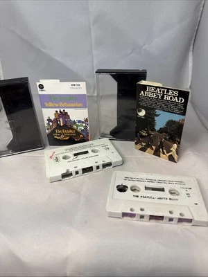 Vintage Beatles on Cassette Yellow Submarine and Abbey Road Lennon and McCartney - Image 1 of 4