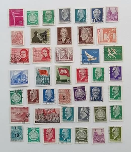 East Germany DDR 1950's onward 190 stamps - Bild 1 von 7