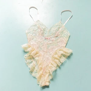 Body lencería vintage Val Mode delicado femenino de encaje completo talla pequeña - Imagen 1 de 10