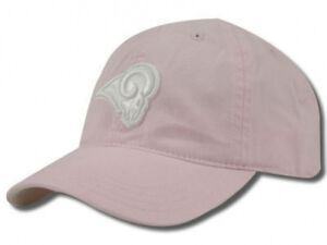 Los Angeles Rams NFL Basic Pink Adjustable Hat Cap Kid's Infant Toddler Child LA