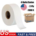 Tissue Roll Toilet Paper Household Supplies Cleaning 2-Ply 8 Carton Bathroom Hot