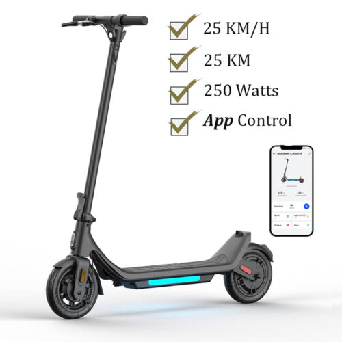 NEW ELECTRIC SCOOTER LONG RANGE 25KM FAST SPEED ADULT FOLDING E-SCOOTER + APP