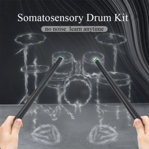 Virtual Drum Kit VR Electric Drum Portable Drum Kit Bluetooth MIDI Support Gifts - Picture 1 of 14