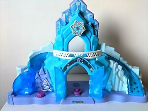 Disney / Fisher Price Little People - Elsa Frozen Ice Palace / Castle Playset