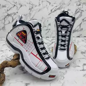 Men’s Fila Grant Hill 2 White | Black | Red Sneakers NWT - Picture 1 of 6
