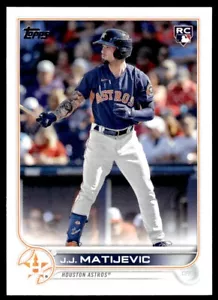 2022 Topps Update ROOKIE J.J. Matijevic Rookie Houston Astros #US297 R27 - Picture 1 of 2