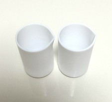 Set of 2 PTFE Teflon Beaker, 30 ml, Crucible, Cup, for Chemistry & Biology lab