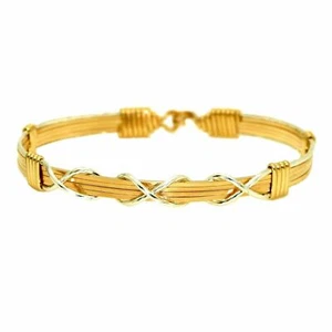 Ronaldo I LOVE YOU FOREVER Gold, Silver Bracelet - Picture 1 of 1