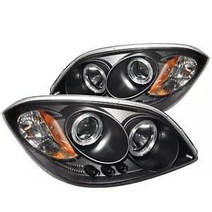 Spyder Auto 5009326 Halo LED Projector Headlights Fits 05-10 Cobalt G5 Pursuit - Picture 1 of 2