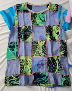 Juana De Arco Nido Patch T-Shirt Patchwork-Juana Print Mix-08 100 Free Shipping - Picture 1 of 4