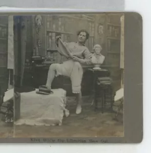While the Librarian was Out Comic Genre Stereoview - Picture 1 of 2