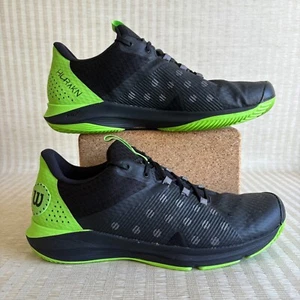 Wilson Hurakn Pickleballschuhe Herren Größe 11,5 schwarz grün Tennisplatz Turnschuhe - Bild 1 von 18