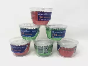 192 tazze da forno in lamina da cucina Reynolds 32 per confezione da 6 confezioni per cupcake e muffin - Foto 1 di 4