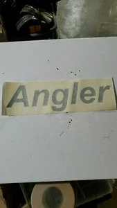 2>Lowe Boat Decals 1823486 Angler Blue Side Name, 4.135" X 14.562". - Picture 1 of 1