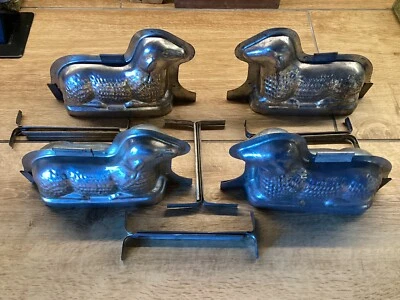 1von3 Osterlamm Lamm Giess-Back-Hohl-Form Schokoladenform chocolate model alt - Bild 1 von 4