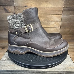 Merrell Womens Size 9 Eventyr Strap Waterproof Winter Clay Brown Leather Botos - Picture 1 of 10