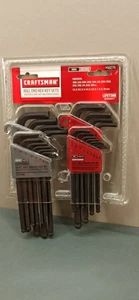 Craftsman No. 46274 Ball End Hex Key Sets Inch & Metric - Picture 1 of 4