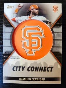 2023 Topps Brandon Crawford City Connect Relic #CC-BC Giants - Picture 1 of 2