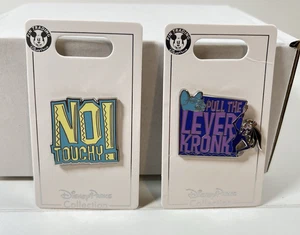 Disney Emperor's New Groove Yzma "Pull the Lever Kronk" y "¡No Touchy!" ¡Pins! NUEVO - Imagen 1 de 8