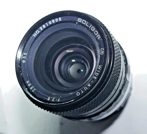Vintage Soligor Wide Auto Lens - 28mm F2.8 - For Pentax K PK Mount - Picture 1 of 8