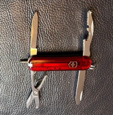 Navaja Suiza Victorinox MANAGER - Rojo Rubí Transparente - 58 mm Foto 1 de 4