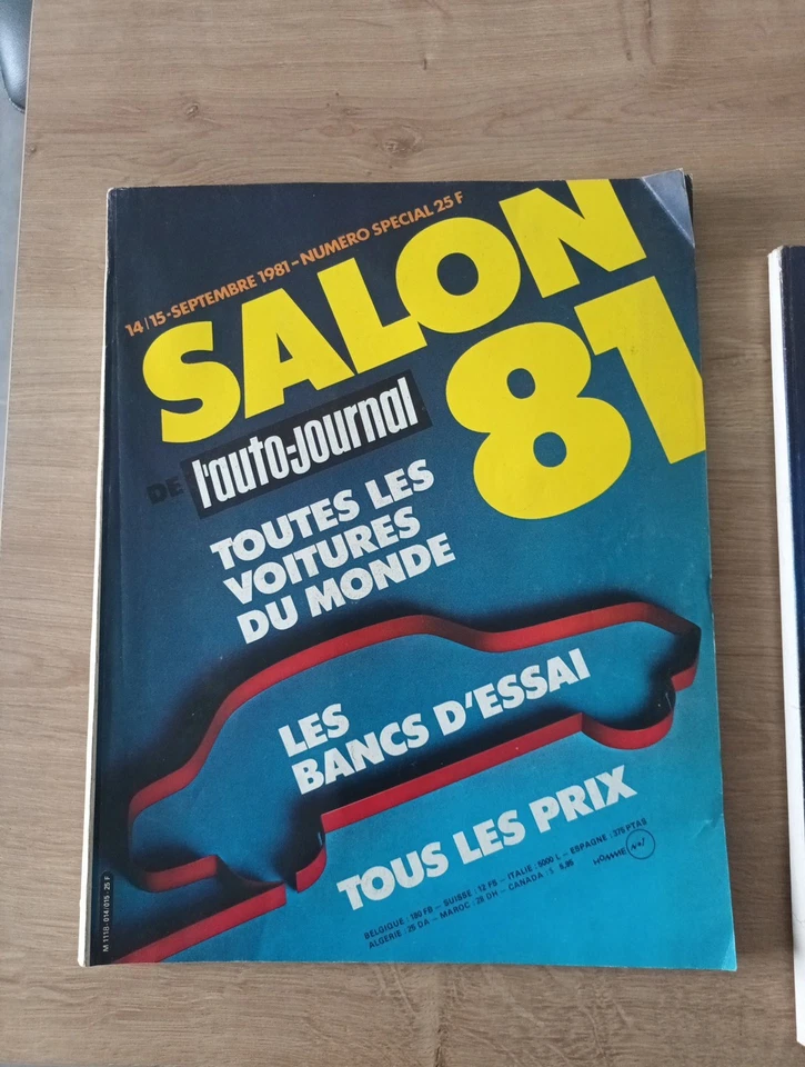 Magazine L'Auto Journal Toutes les voitures du Salon 81 - Photo 1/1