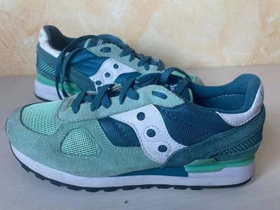 SCARPE DONNA SAUCONY SHADOW verde turchese blu num. 40,5 - Immagine 1 di 4