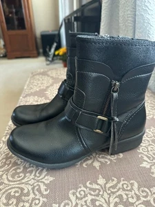 Clarks Damen-Motorradstiefel schwarz Größe 7M - Bild 1 von 5