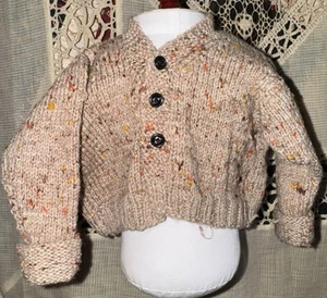 Vintage 5” Cotton Sweater For Antique Bisque Doll Lot 3932 - Picture 1 of 7