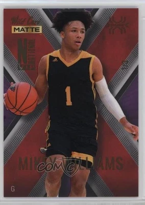 2022 Wild Card MATTE National Convention VIP Purple - Red X /3 Mikey Williams - Image 1 of 2