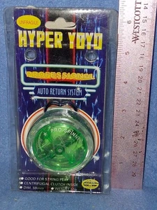 Hyper Yoyo Professional 1998 sistema de retorno automático juego de cuerdas embrague giratorio verde - Imagen 1 de 5