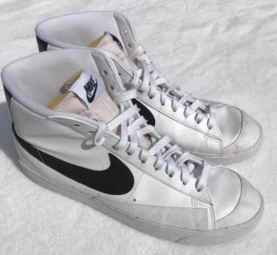 Nike Mid 77 Blazer Womens Basketball Next Nature Size 10 US White VGC - image 1 of 4