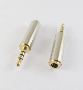 10x 2.5mm Male Plug to 3.5mm 1/8" Female Jack Audio Video Plug Adapter Converter - Picture 1 of 7