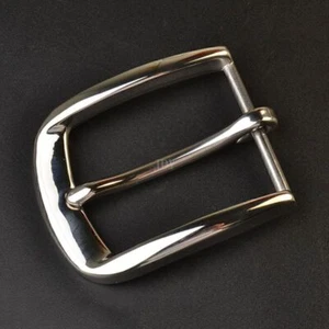 EDELSTAHL STIFTSCHNALLE FÜR MÄNNER LEDERGÜRTEL ERSATZ SNAP-ON 40MM MODE . - Bild 1 von 5
