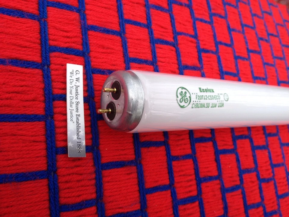 ПОЛНЫЙ СПЕКТР F20T12 люминесцентный 20 Вт расти лампа 24 дюйма 20 Вт 24» 5000K - Изображение 1 из 4