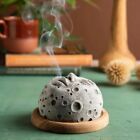Aromatherapy Moonface Incense Cone Holder Backflow Censer  Yoga