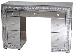 Schminktisch verspiegelt Frisiertisch Konsole Glasmöbel Wandtisch Konsolentisch - Bild 1 von 6