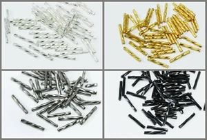 Inwaria Perles En Fil Torsadé 15/20/25 Mm Tubes Rocailles Perles En Verre, Rp-28 - Bild 1 von 5