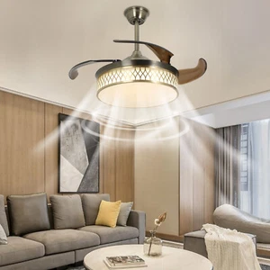 42 inch 6 Speeds Ceiling Fan Light Ceiling Fan with LED Lights Remote Control - Picture 1 of 21