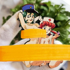 Anime Nurse Joy Officer Jenny Limited Edition Metal Enamel Pin Badge  - Bild 1 von 3