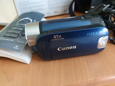 Canon Legria FS306 kleiner handlicher Camcorder 41xAdvanced Zoom blau, sehr gut - Bild 1 von 4