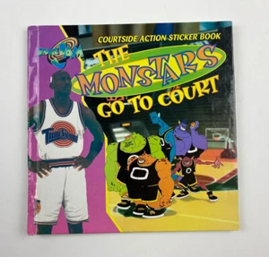 VTG Space Jam Michael Jordan Movie The Monstars Go To Court Sticker Book UNUSED - Picture 1 of 6