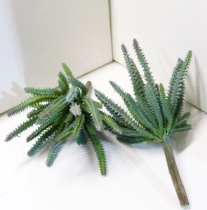 2 Pcs Artificial Fake Cactus Column Succulents Plants Home Decoration (#123 A) - Picture 1 of 4