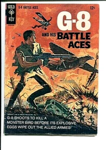 G-8 AND HIS BATTLE ACES 1 FN EVANS PAINTED COVER 1966 - Picture 1 of 2