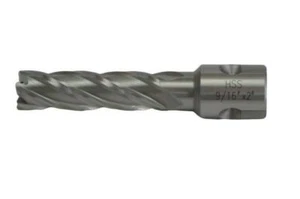 9/16" x 2" HSS Annular Cutter, 3/4" Universal Weldon Shank, Harlingen Rotabroach - Imagen 1 de 5