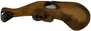 Hand-carved Mere or Patu-Matai Timber-Made in New Zealand by Rotorua Art Agency - Picture 1 of 9