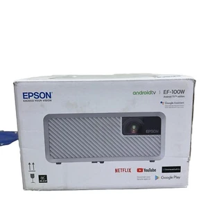 Proyector láser de cine en casa Epson EF-100W edición Android TV NUEVO EN CAJA - Imagen 1 de 1