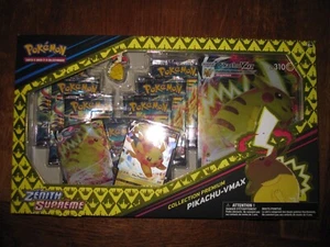 POKEMON NEUF COFFRET COLLECTION PREMIUM PIKACHU V-MAX ZENITH SUPRÊME FR SCELLE - Picture 1 of 13